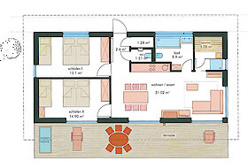 Grundriss - Luxus-Chalets